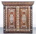 A Syrian Motherof Pearl Inlaid Cabinet