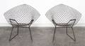 A Pair of Harry Bertoia Style Wire