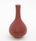A Sang de Boeuf Glazed Bottle Vase