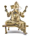 A Brass Figure of Ganesha