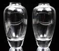 A Pair of Glass Vases