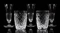 A Group of Cut Glass Stemware
