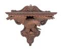 A Carved Oak Wall Bracket