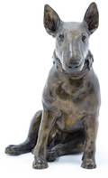 An American Bronze Model of a Bull Terrier