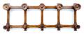 A Victorian Walnut Hat Rack