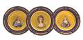 A Set of Three Royal Vienna Porcelain Plates