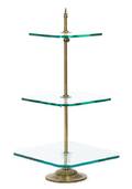 A Gilt Metal Mounted ThreeTier Stand