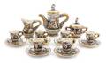 A Capo di Monte Porcelain Coffee Service
