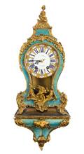 A Louis XV Gilt Bronze Mounted Horn Veneered Bracket Clock