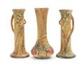 Three Weller Pottery Vases