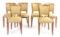 A Set of Six Art Deco Style Side Chairs