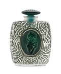 A Rene Lalique Molded Glass Perfume Bottle