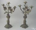 Pair of Louis XV style ormolu candelabra early 19th c