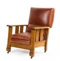 An Arts and Crafts Oak Armchair