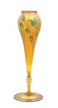 A Tiffany Studios Gold Favrile Glass Vase