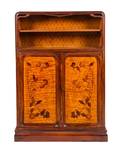 A French Art Nouveau Marquetry Console Cabinet Louis Majorelle