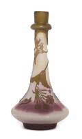 A Galle Cameo Glass Bud Vase