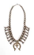 A Navajo Squash Blossom Necklace