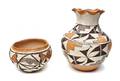 Two Acoma Polychrome Vessels