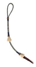A Hitched Horsehair and Leather Quirt