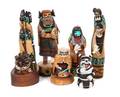 A Group of Contemporary Native Made Kachinas