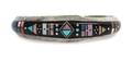 A Navajo Sterling and Multiple Stone Mosaic Bracelet Jim Harrison