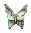 A Mexican Silver and Mother of Pearl Butterfly Pin