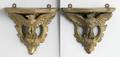 Pair of giltwood wall brackets ca 1900