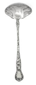 An American Silver Soup Ladle