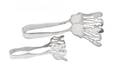 A Pair of American Silver Serving Tongs