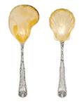 Two American Silver Serving Spoons