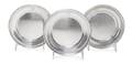 Three American Silver Bread Plates