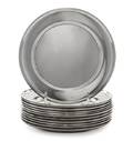 A Set of Eleven American Silver Bread Plates
