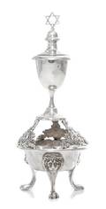 A Continental Silver Spice Tower