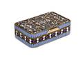 A Russian Enameled GiltSilver Box