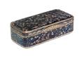A Russian Niello Silver Snuff Box