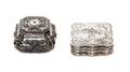 Two Continental Silver Boxes