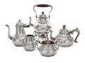 An Edwardian Silver Tea and Coffee Service