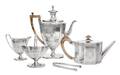 An Assembled George III Silver Tea and Coffee Service