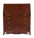 An American Walnut Slant Front Bureau