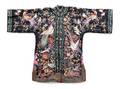 A Chinese Black Silk Robe