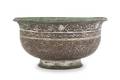 A Persian Safavid Tinned Copper Bowl