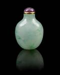 A Chinese Jadeite Snuff Bottle