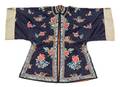 A Chinese Embroidered Silk Ladys Robe