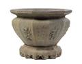 A Large Chinese Carved Stone Jardiniere