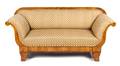 A Biedermeier Fruitwood Sofa