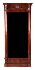 A Neoclassical Mahogany Pier Mirror