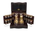 A Napoleon III Brass Inlaid Ebonized Cave a Liqueur