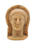 An Etruscan Terra Cotta Head of a Woman