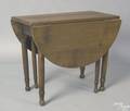 Miniature walnut drop leaf table